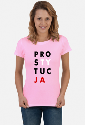 PRO-STY-TUC-JA (koszulka damska) cg