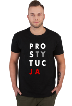 PRO-STY-TUC-JA (koszulka męska) jg