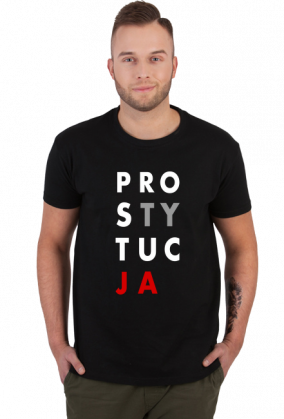 PRO-STY-TUC-JA (koszulka męska) jg