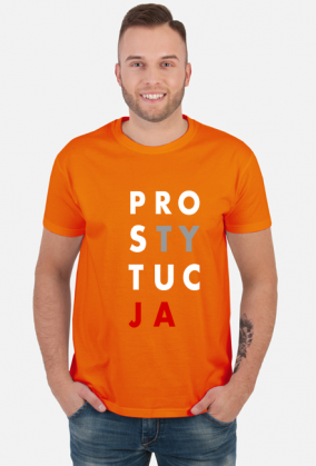 PRO-STY-TUC-JA (koszulka męska) jg