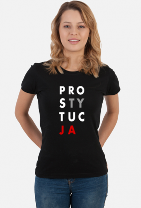 PRO-STY-TUC-JA (koszulka damska) jg