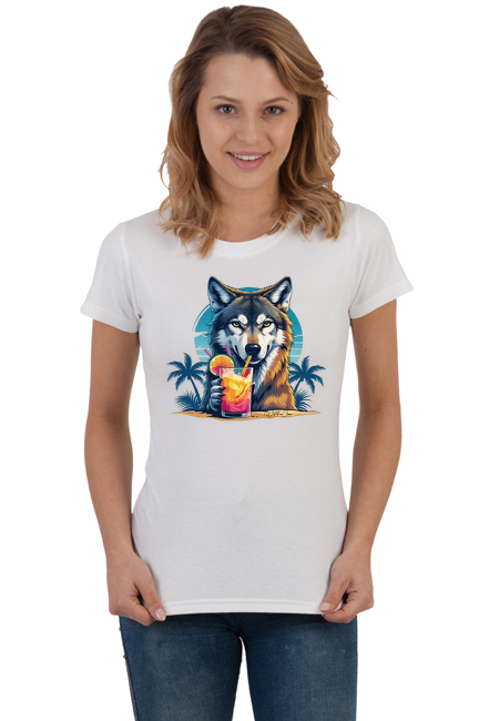 T-Shirt (K) WatahaCrew Wakacyjny Wilk