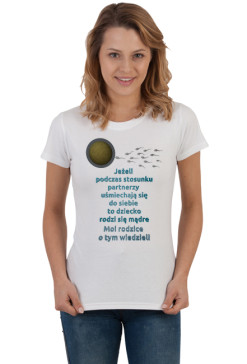 Stosunek - t-shirt damski