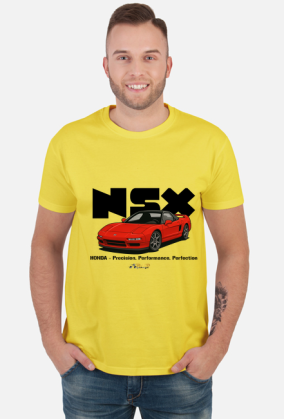 Honda NSX koszulka. Precision, performance, perfection