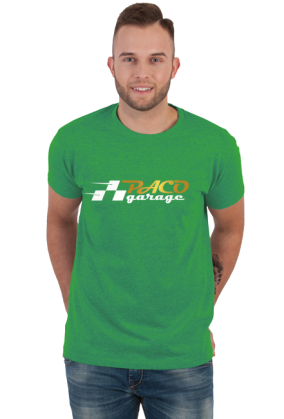 Paco Garage - jasne duże logo