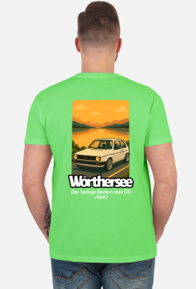 Golf MK1 GTI Worthersee, jasny nadruk tył