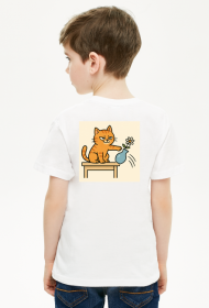 Złośliwy śmieszny kot koszulka dziecięca różne kolory