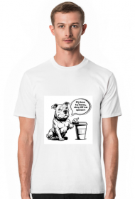 Koszulka kawa, pies, pitbull, amstaff