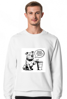 Bluza pies, kawa, amstaff, pitbull