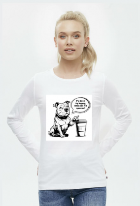 Koszulka kawa, pies, pitbull, amstaff