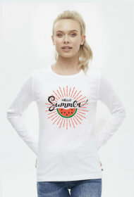 Koszulka damska z długim rękawem