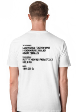 Koszulka LABORATORIUM FENOTYPOWANIA I GENOMIKI ZIEMNIAKA