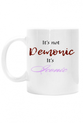 It's not demonic it's iconic
