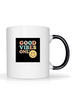 kubek "good vibes only"