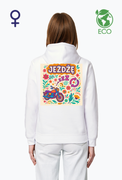 Bluza motocyklowa dwustronna grafika, jeżdżę