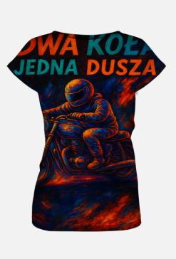 Koszulka damska full foto , dwa koła jedna dusza