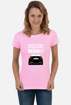 E60 - Za cienki V2 (koszulka damska) jg