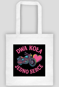 TORBA NA ZAKUPY DWA KOŁA JEDNO SERCE
