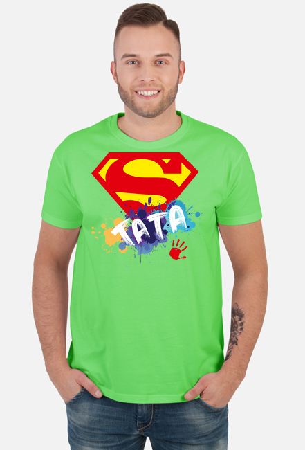 Koszulka Męska - Super Tata