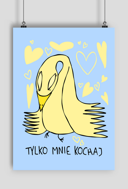 Plakat A1 | TYLKO MNIE KOCHAJ