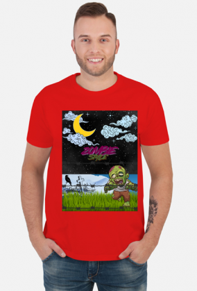 Koszulka Zombie Style – mroczny klimat w kreskówkowym wydaniu