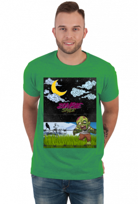 Koszulka Zombie Style – mroczny klimat w kreskówkowym wydaniu