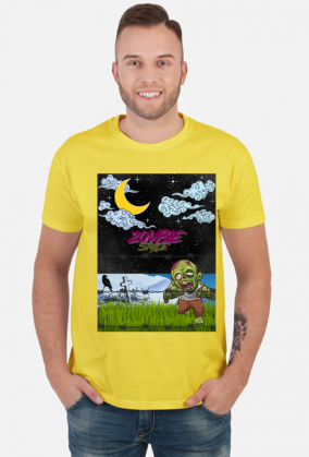 Koszulka Zombie Style – mroczny klimat w kreskówkowym wydaniu