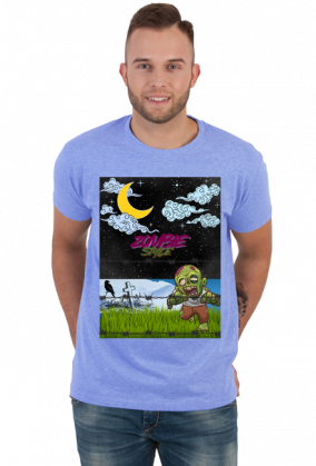 Koszulka Zombie Style – mroczny klimat w kreskówkowym wydaniu