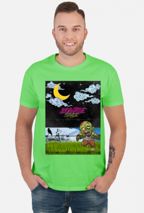 Koszulka Zombie Style – mroczny klimat w kreskówkowym wydaniu