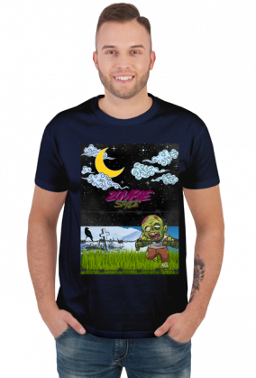 Koszulka Zombie Style – mroczny klimat w kreskówkowym wydaniu