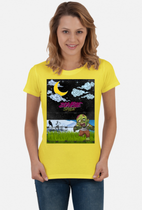 Koszulka Zombie Style – mroczny klimat w kreskówkowym wydaniu