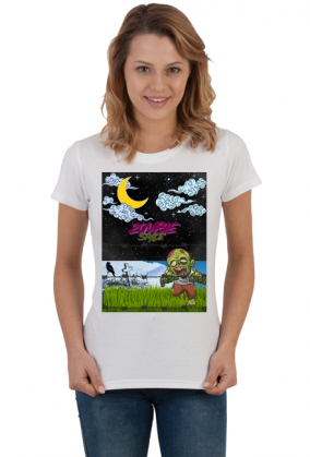 Koszulka Zombie Style – mroczny klimat w kreskówkowym wydaniu