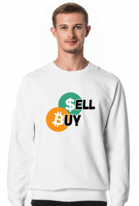 Bluza Bitcoin męska Buy Sell