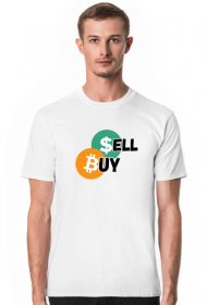Koszulka Bitcoin męska Buy Sell