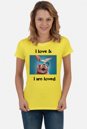 Koszulka damska I love & I am loved
