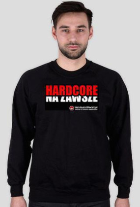 HNZ: czarna bluza bez kaptura