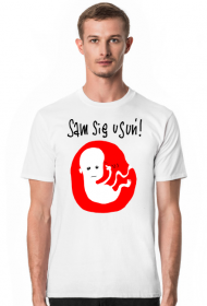 Sam się usuń | koszulka męska
