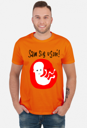 Sam się usuń | koszulka męska