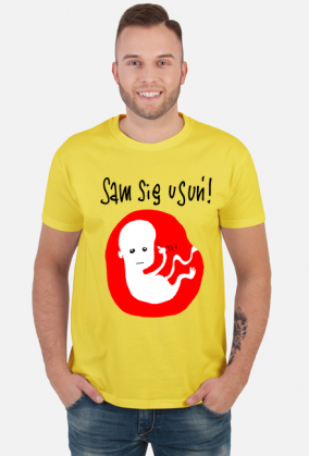 Sam się usuń | koszulka męska