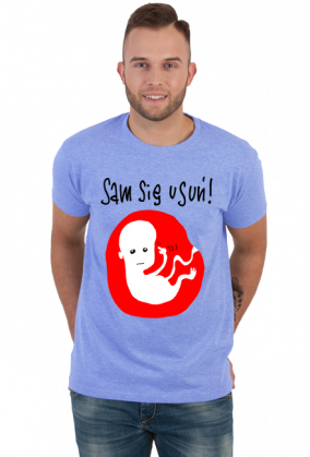 Sam się usuń | koszulka męska