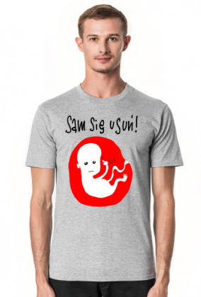Sam się usuń | koszulka męska