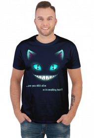 Cheshire cat toothy grin