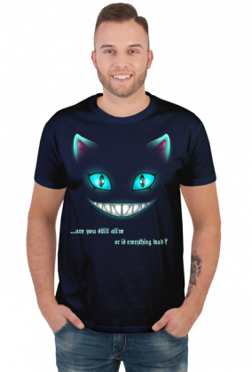 Cheshire cat toothy grin