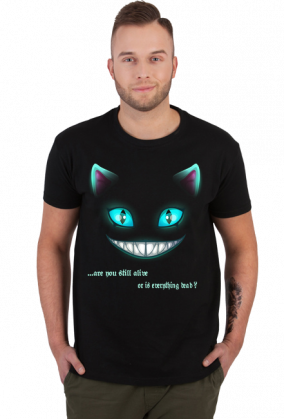 Cheshire cat toothy grin