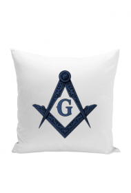 Poduszka z cyrklem i węgielnicą