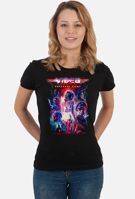 Video nasties t-shirt damski
