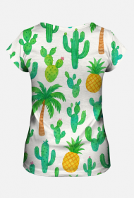 Koszulka Damska - Chodź tańczyć, nie gadać! - Kaktusy Ananasy