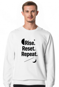 Rise. Reset. Repeat. – bluza motywacyjna