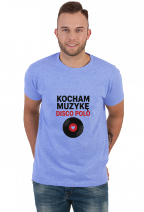 Koszulka Kocham Muzykę Disco Polo