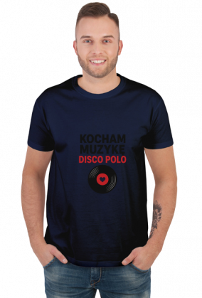 Koszulka Kocham Muzykę Disco Polo